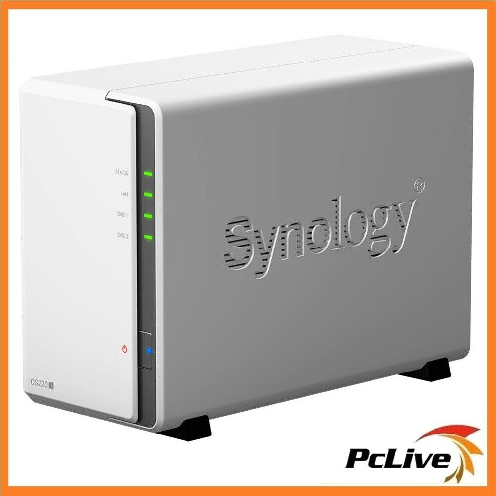 Synology Diskstation Ds220j 2 Bay Nas Server Cloud Raid Network Storage