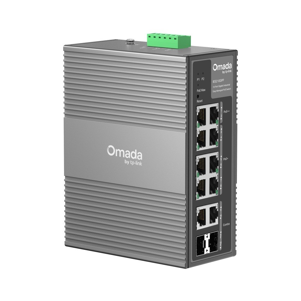 TP-Link IES210GPP Omada 10-Port Industrial Easy Managed Switch with 8 POE+ SFP - Image 8